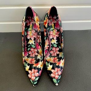 Nine West floral high heels